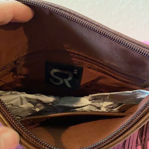 Sondra Roberts Leather Fringed Purse - Picture 13 of 15